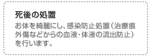 死後の処置